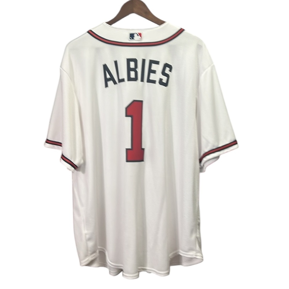 Nike Braves White Jersey - Picture 2 of 4